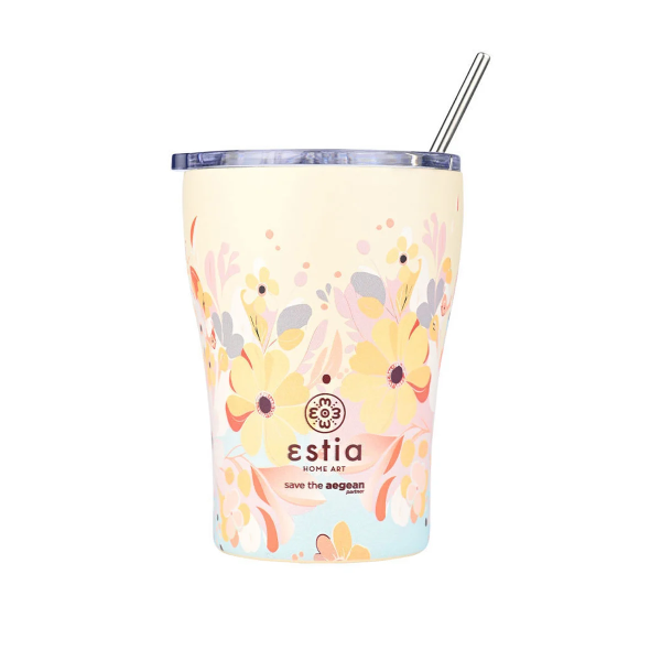 Estia Θερμός Travel Mug 350ml Spring Sonata